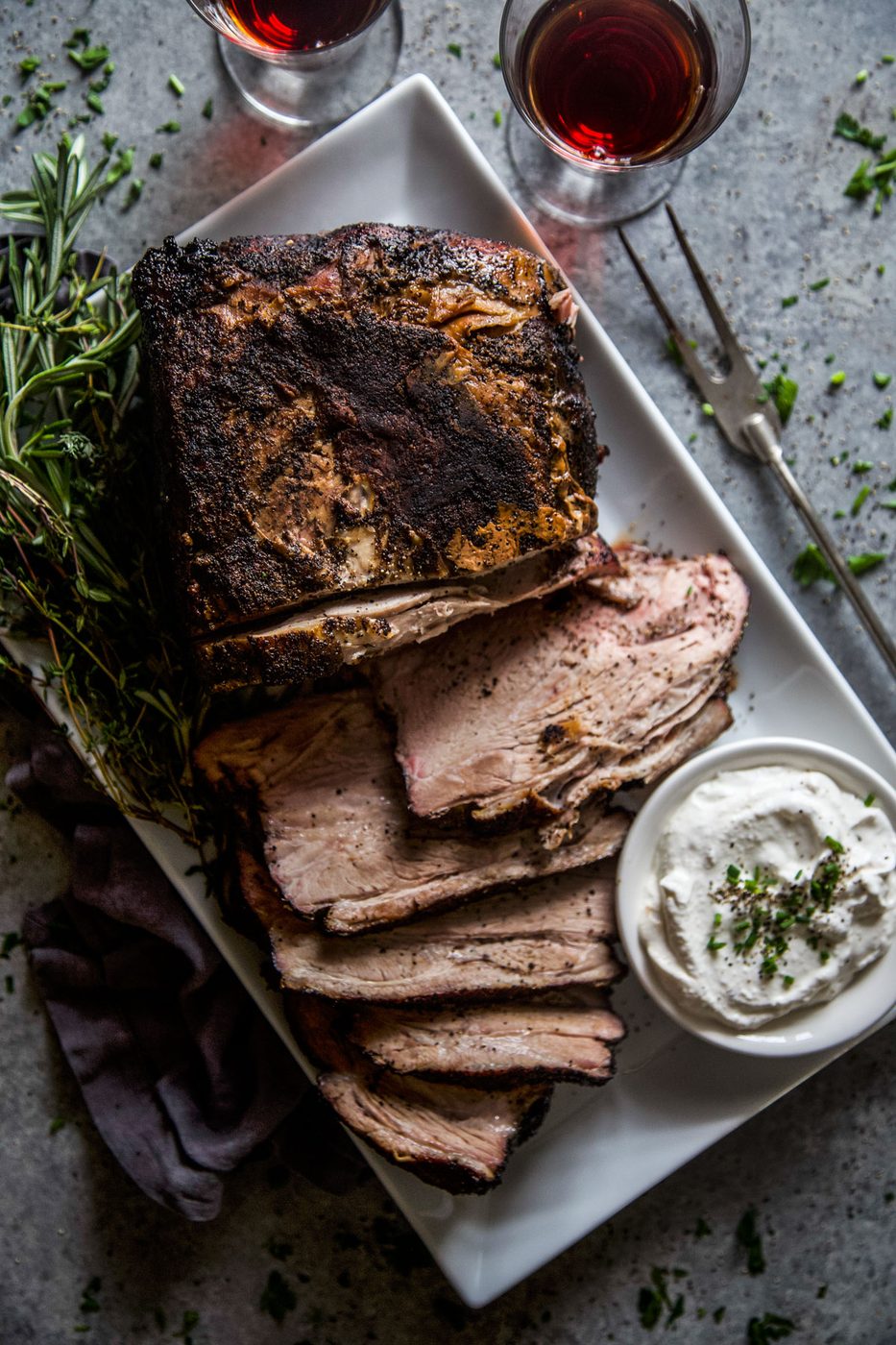 Oven Roasted Coffee-Rubbed Pork Shoulder
