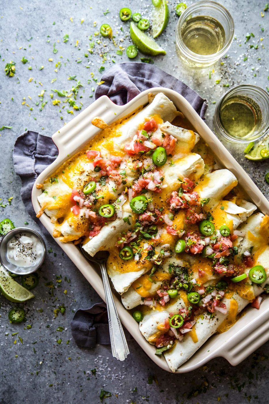 Cowboy Turkey Baked Burritos