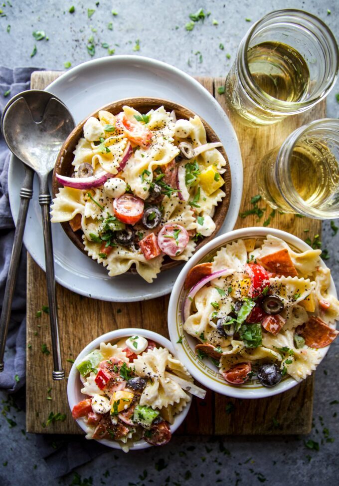 Simple Pizza Pasta Salad