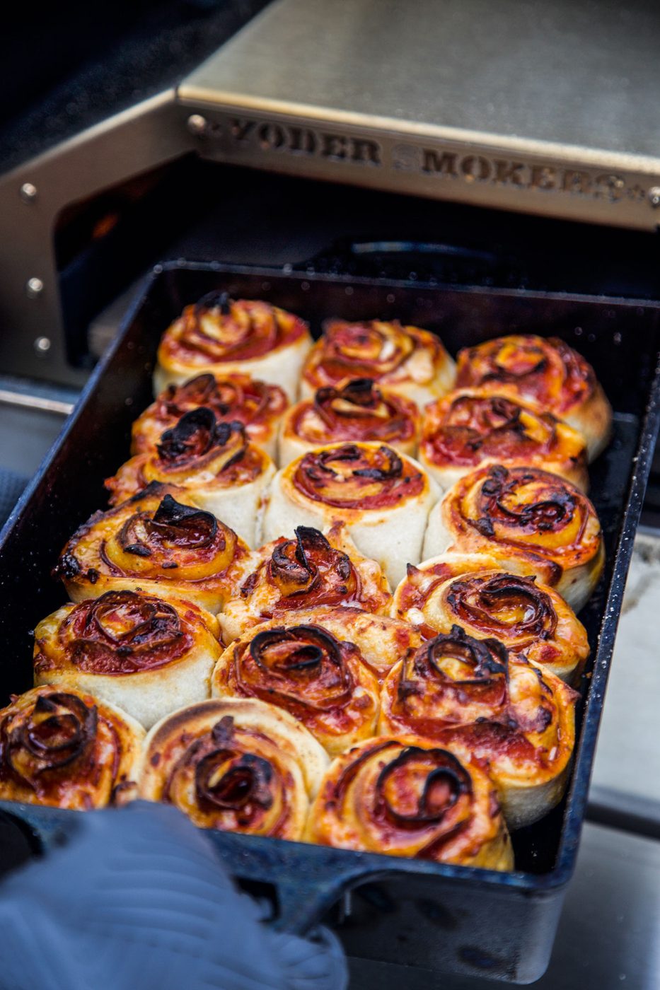 Detroit-Style Pepperoni Rose Pizza