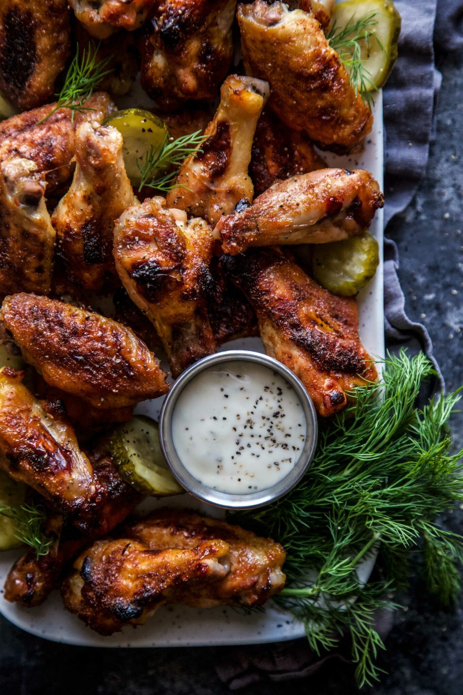 Pickleback Baked Chicken Wings
