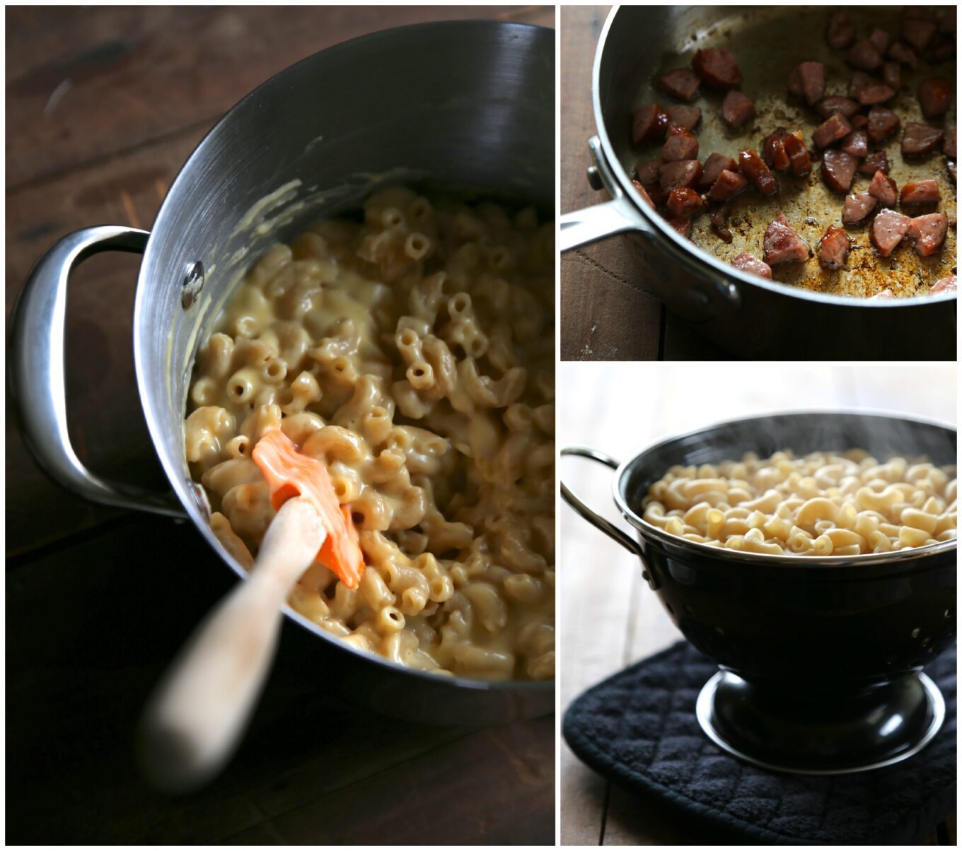 poutine mac and cheese with andouille gravy