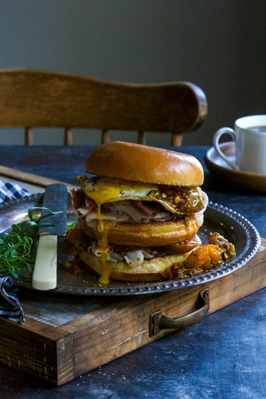 Prosciutto and Egg Sandwich