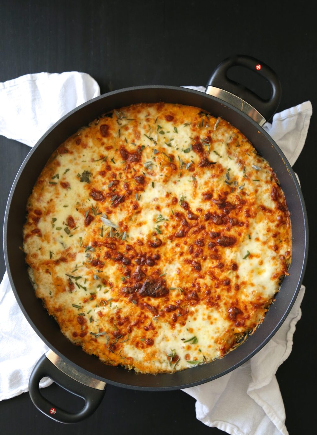 Pumpkin Quinoa Casserole with Gruyere & Sage