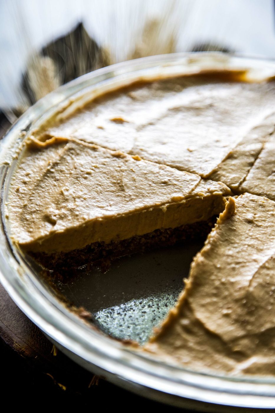 Pumpkin & White Chocolate Mousse Pie