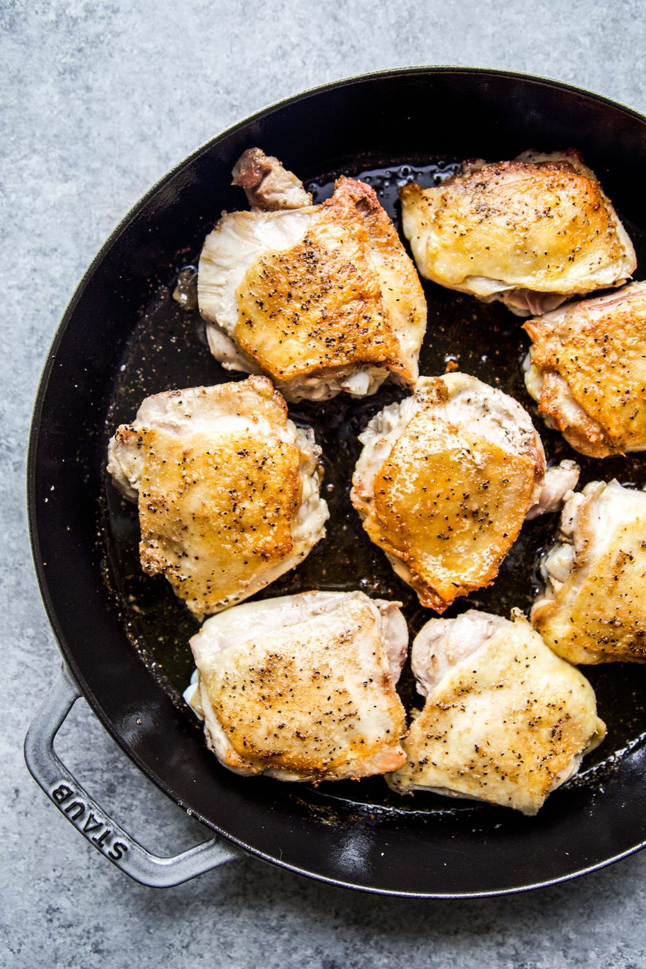 roasted chicken thighs