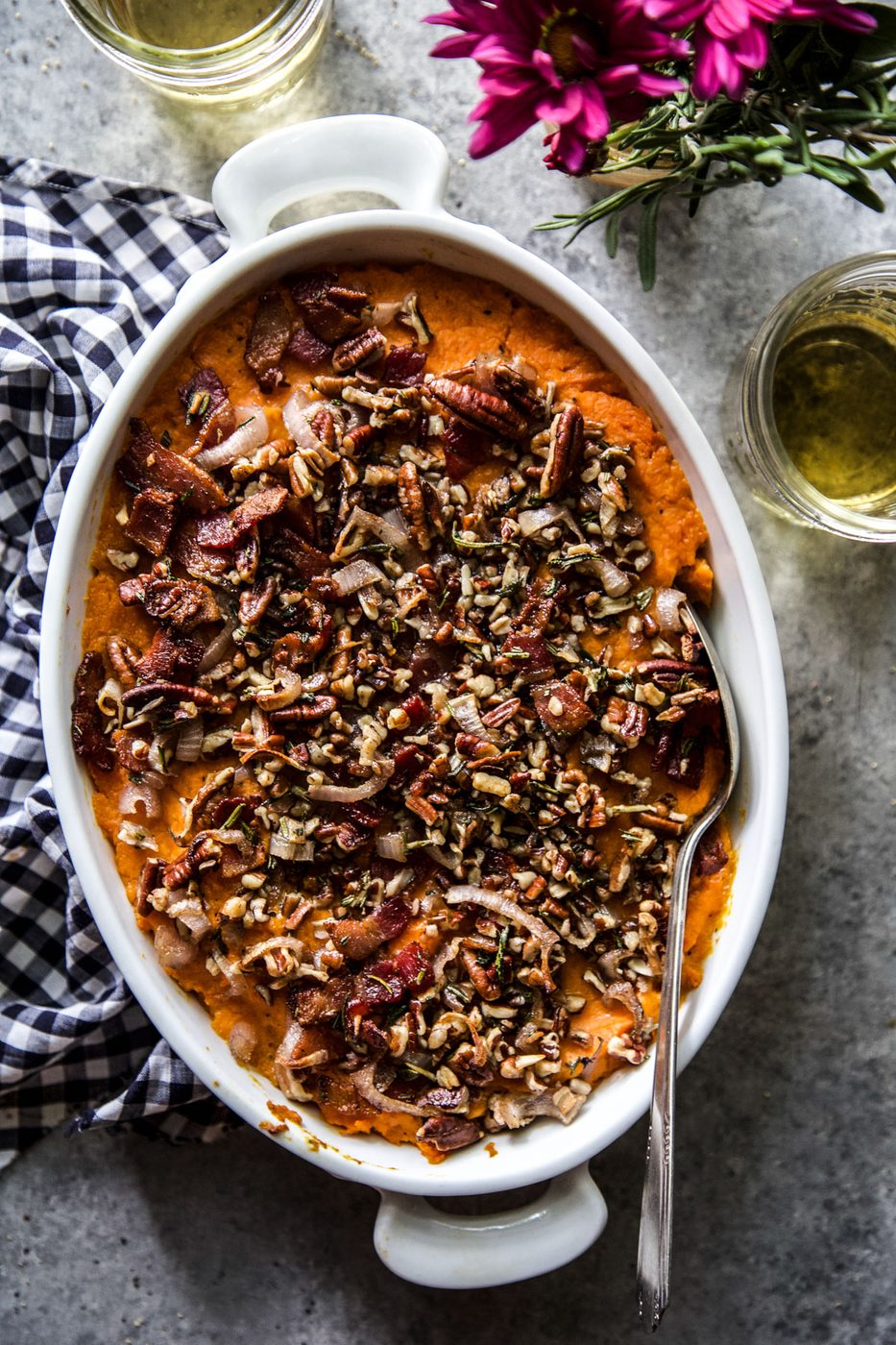 Sweet Potato Casserole, savory