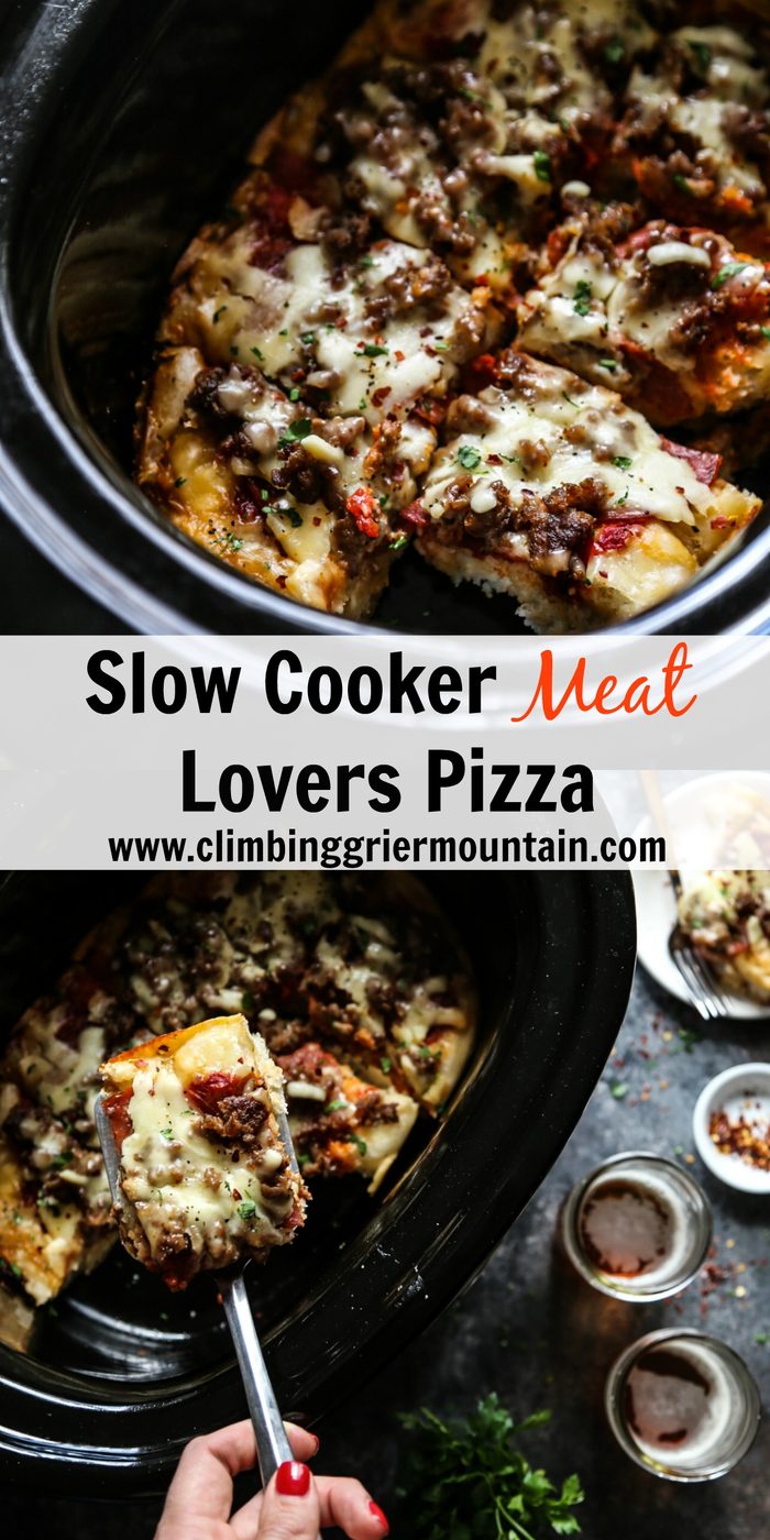 Slow Cooker Meat Lovers Pizza