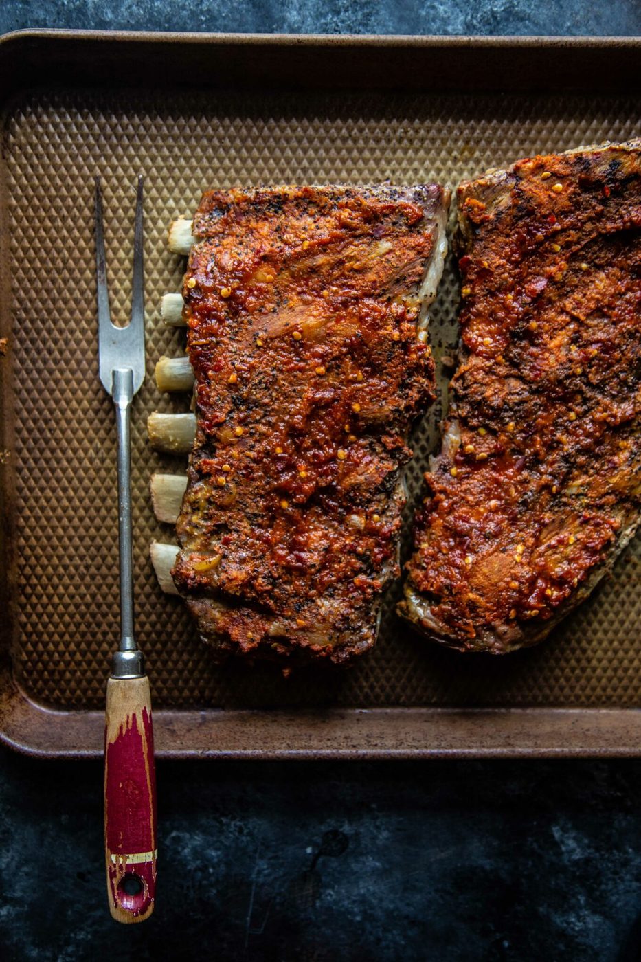Slow Cooker Sweet & Spicy Thai Ribs