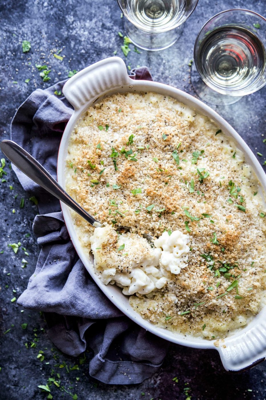 Smoked Apple Walnut Macaroni and Cheese