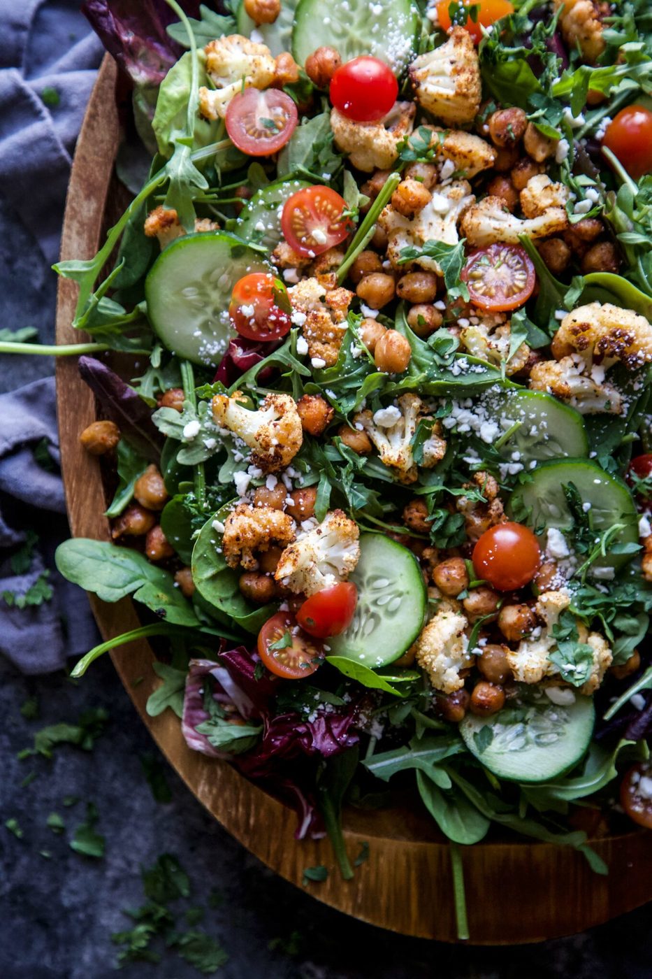 Smoky Cauliflower Chickpea Salad