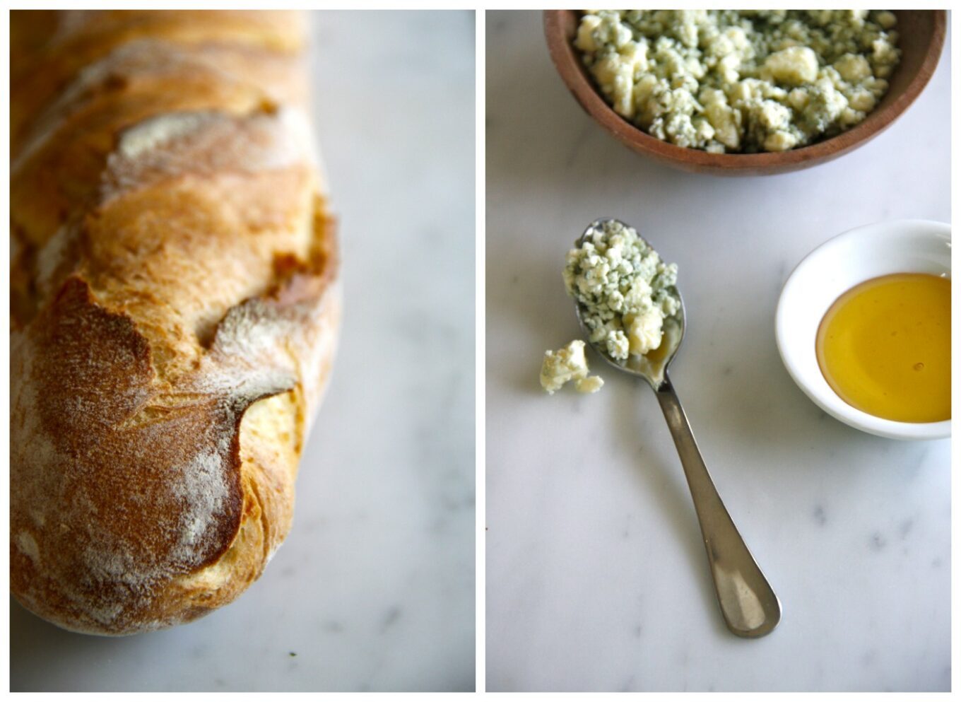 sunchoke soup with gorgonzola