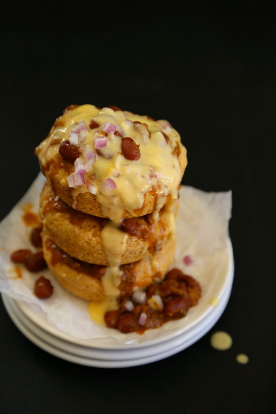 spiced baked doughnuts with nacho chili cheese www.climbinggriermountain.com