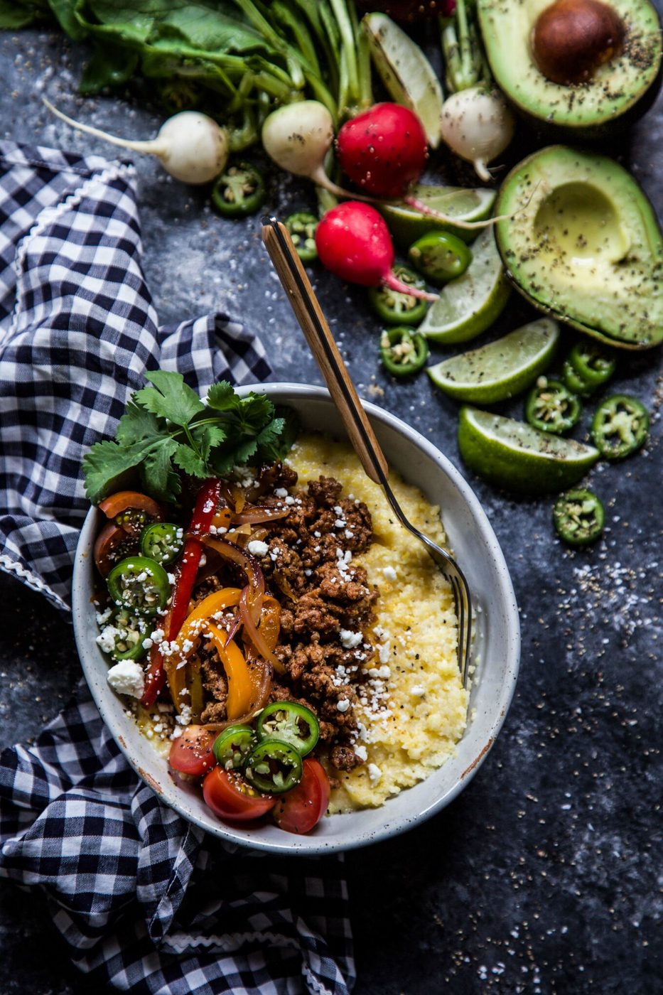 Spiced Lamb Tamale Bowls