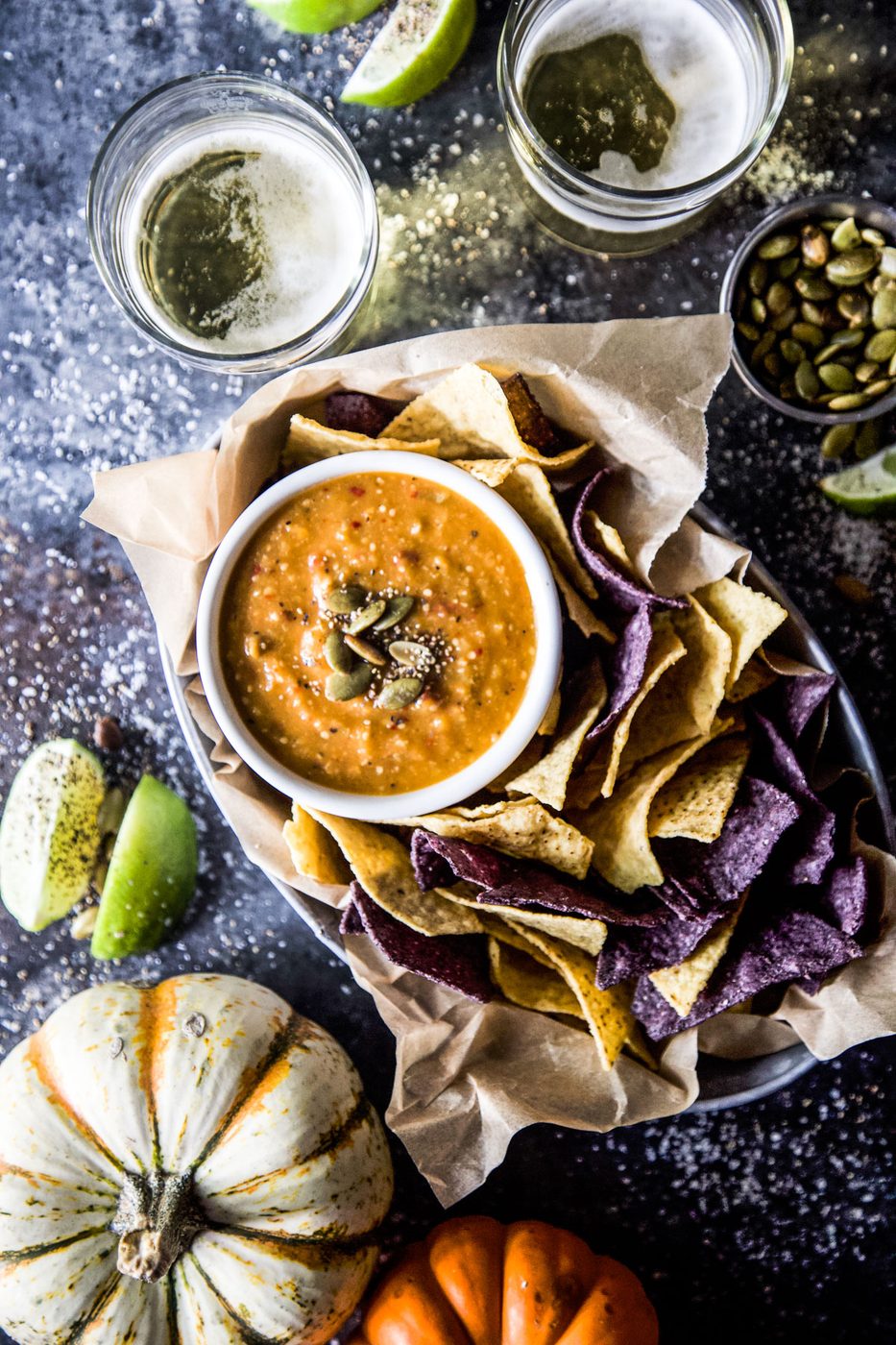 Spiced Pumpkin Tomatillo Salsa