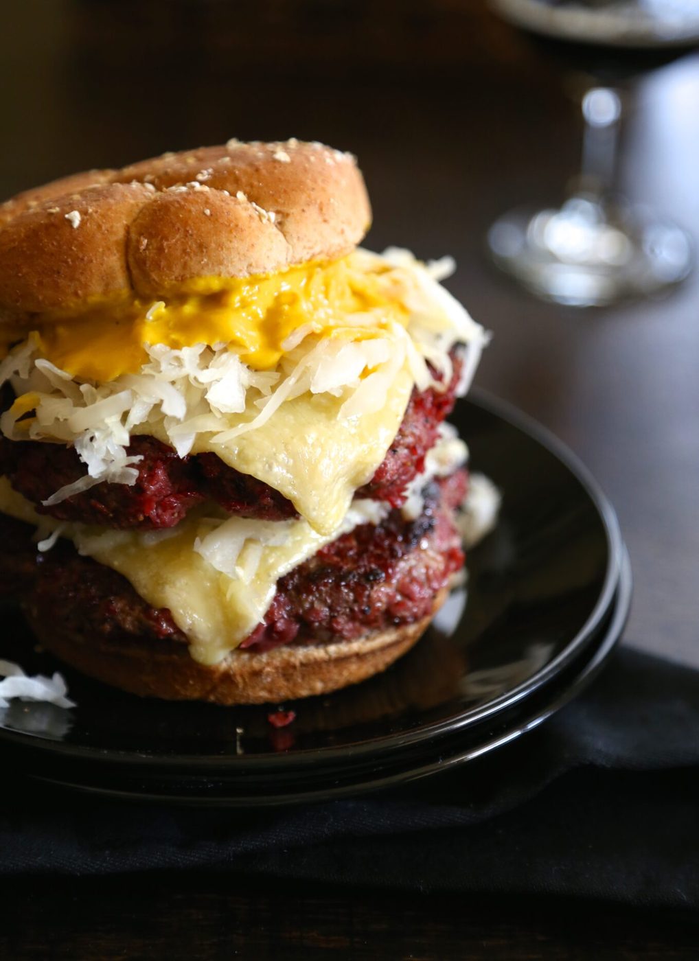 St. Paddy's Corned Beef Burgers with Irish Cheddar Cheese www.climbinggriermountain.com