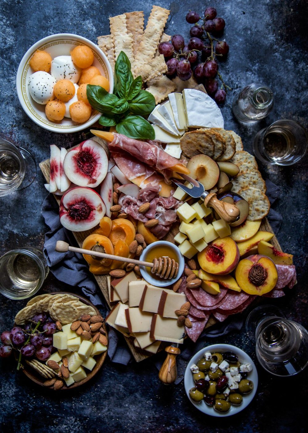 Stone Fruit and Cheese Charcuterie