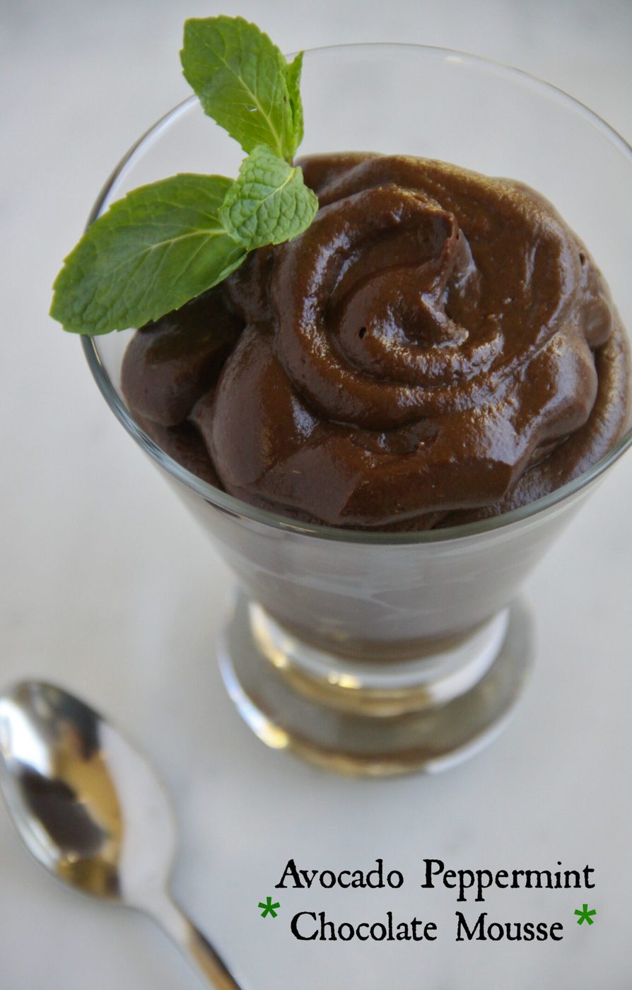 Sweets week: avocado peppermint chocolate mousse