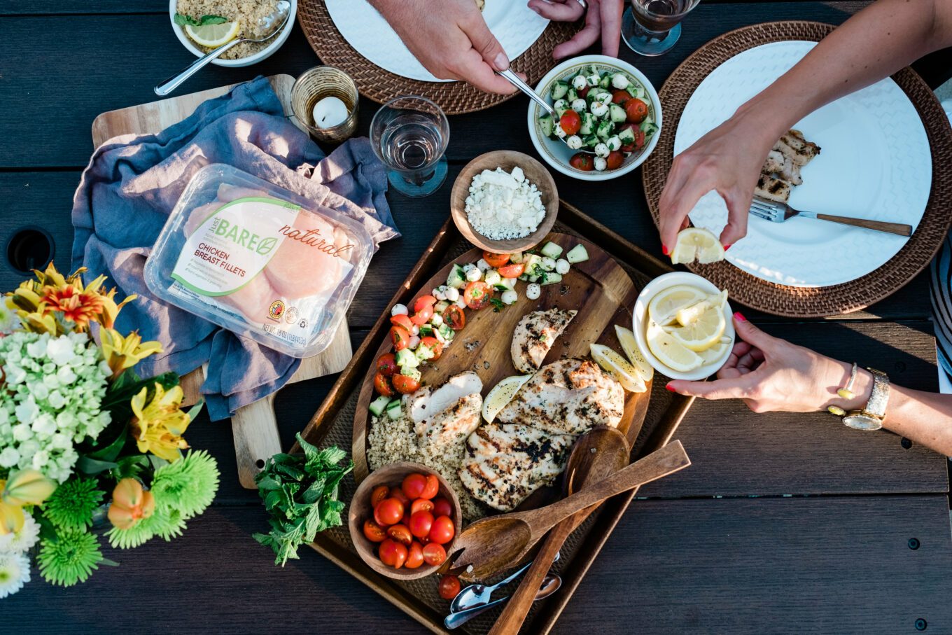 Tahini Marinated Grilled Chicken Breasts
