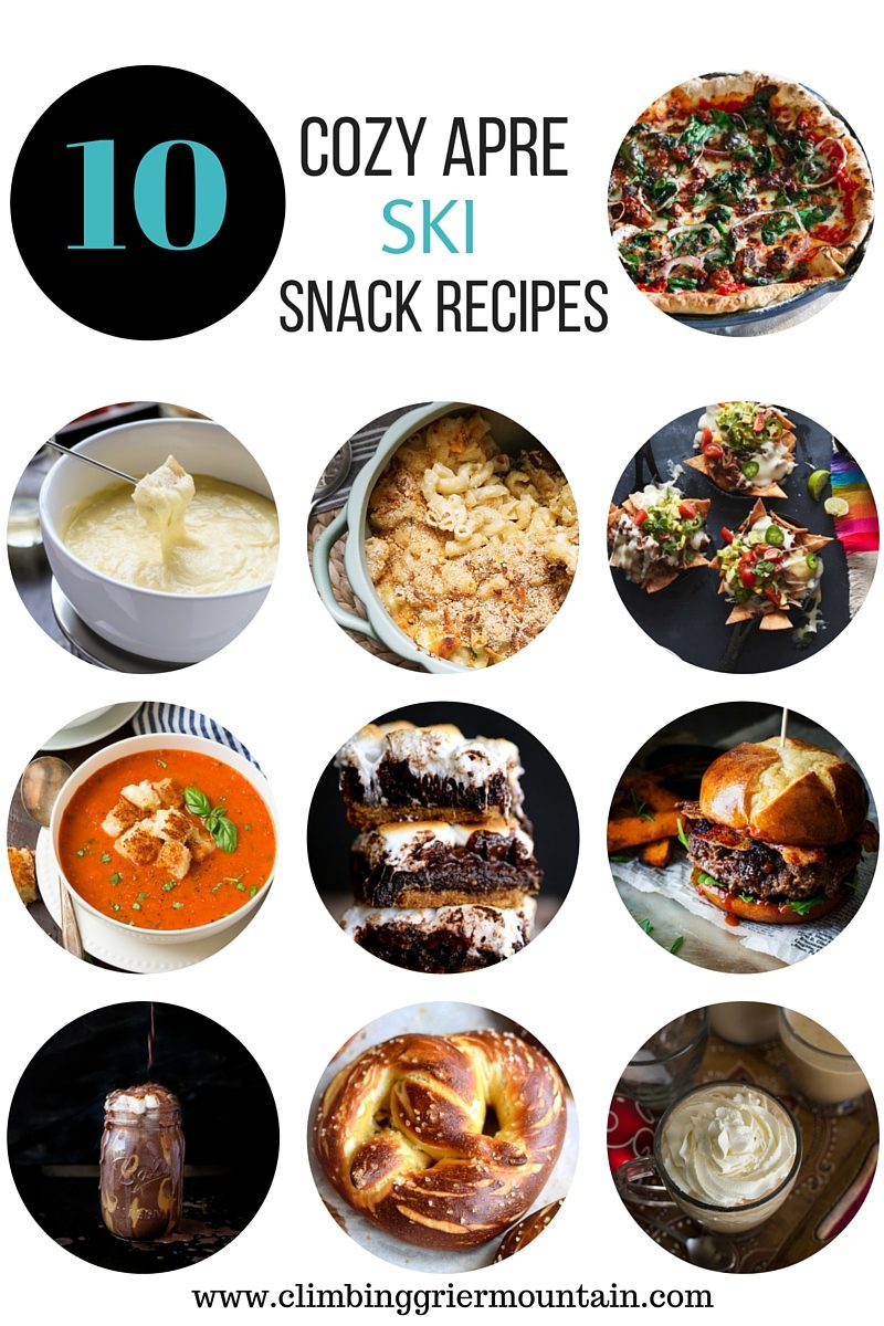 Ten cozy apre ski snack recipes