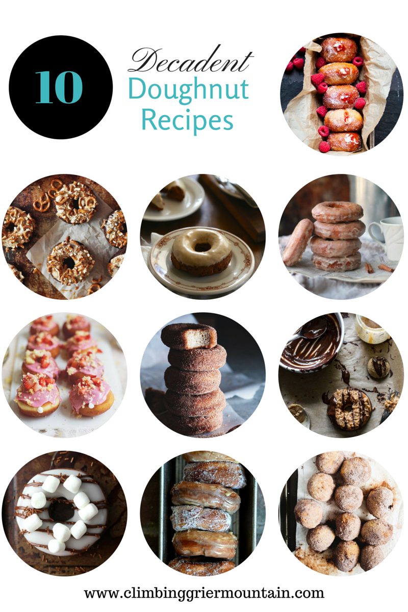 Ten decadent doughnut recipes