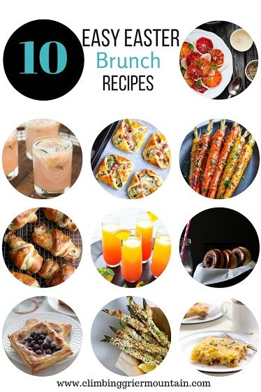 Ten simple easter brunch recipes