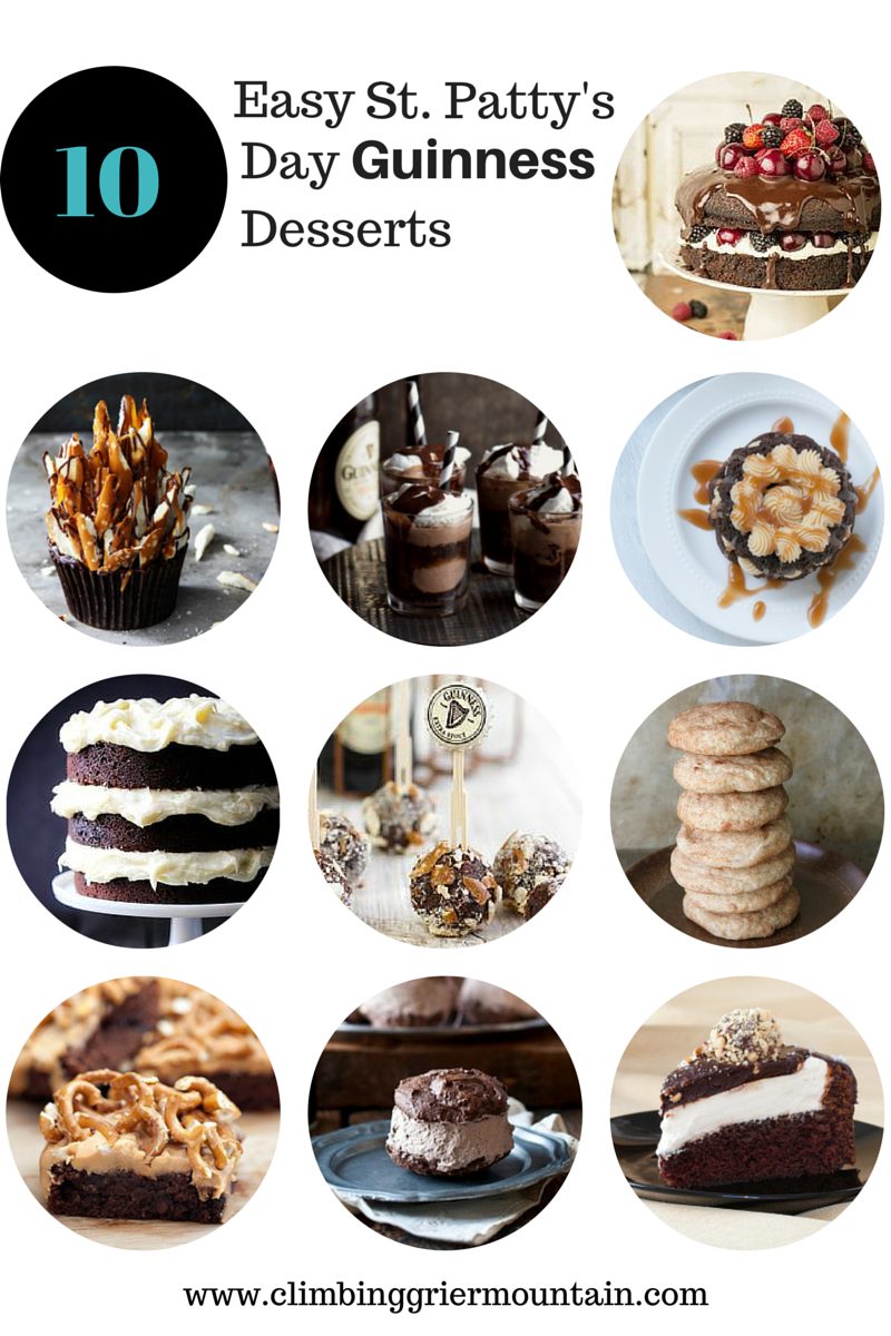 Ten simple st. patty’s day guinness desserts