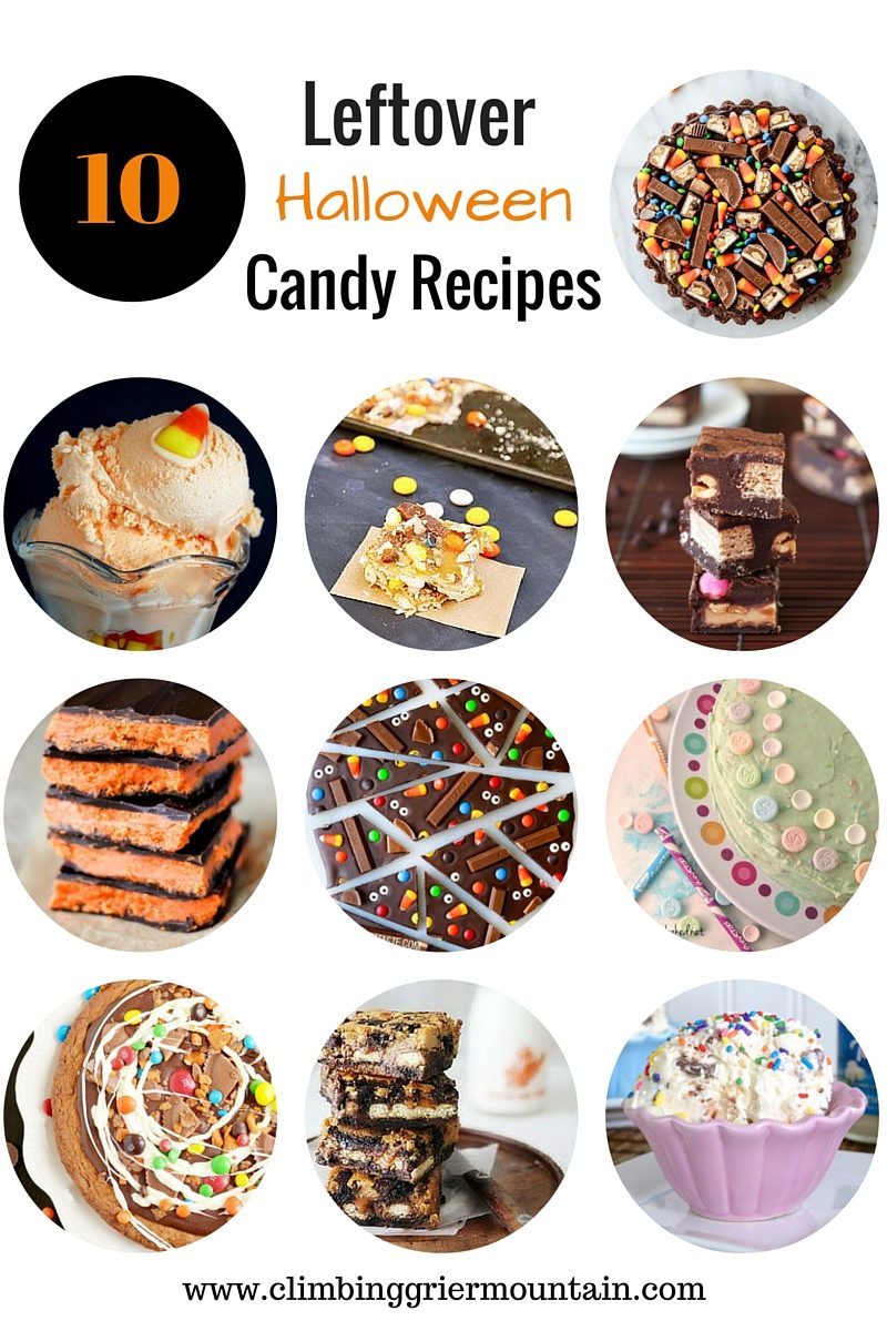 Ten leftover halloween candy recipes