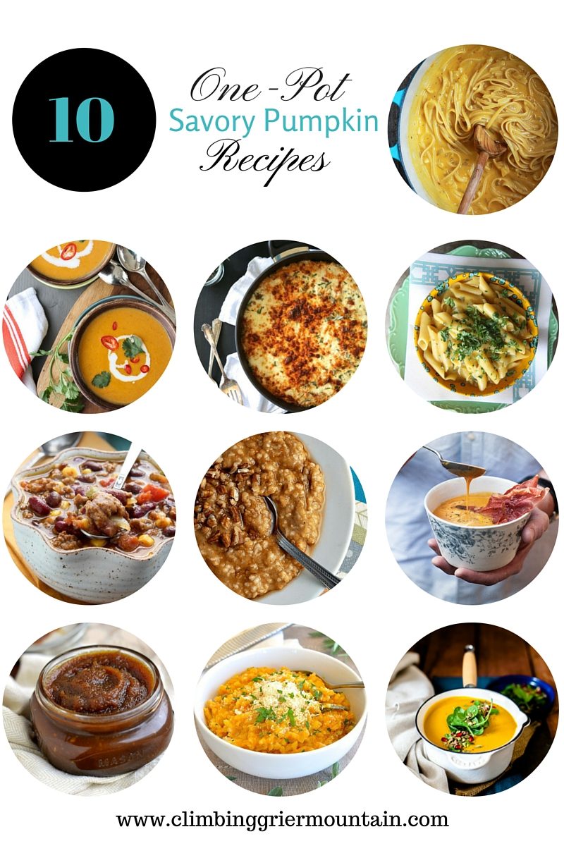 Ten one-pot savory pumpkin recipes