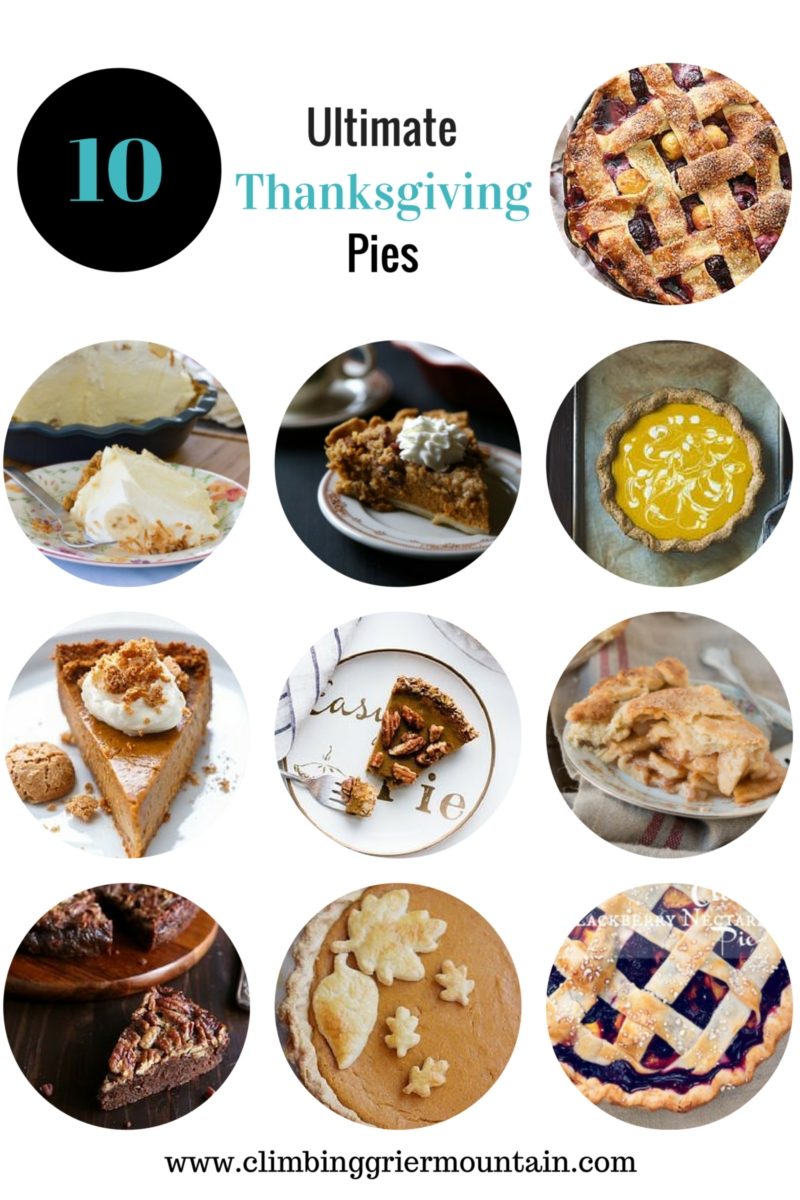Ten ultimate thanksgiving pie recipes
