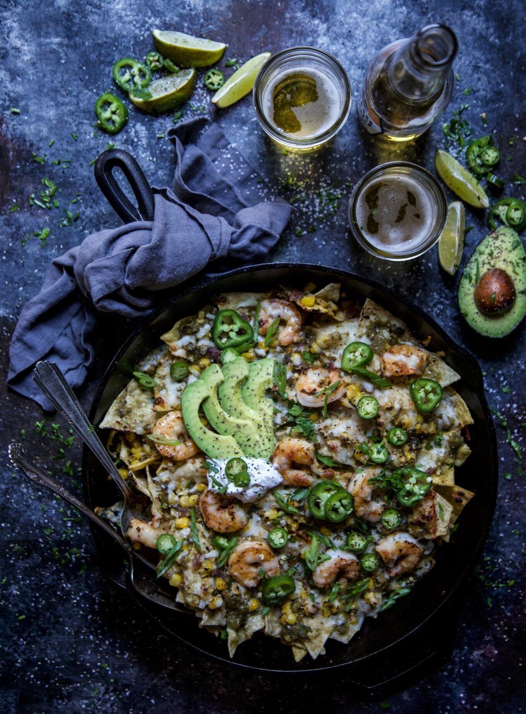 Tequila Shrimp Chilaquiles