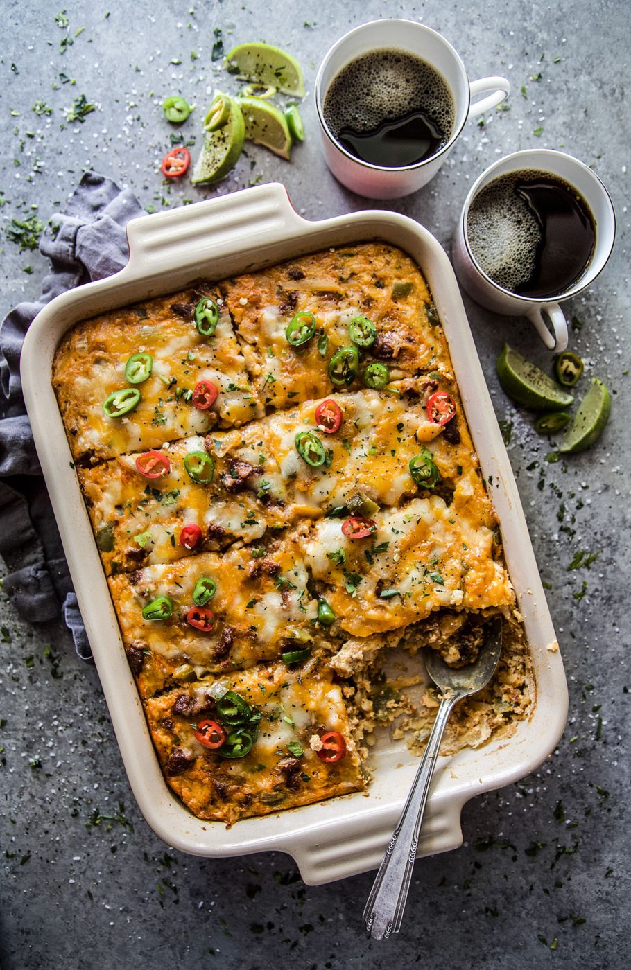 Tex-Mex Egg & Hash Brown Casserole