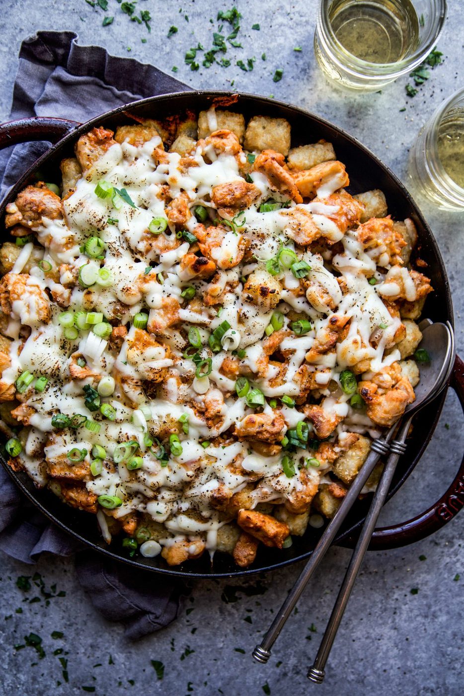 Thai Chicken Totchos