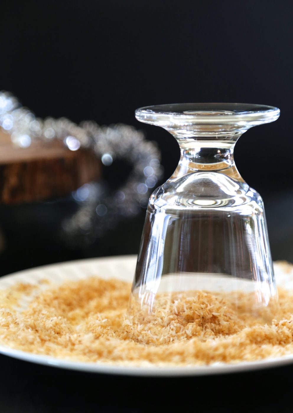 the midnight giggle with toasted coconut