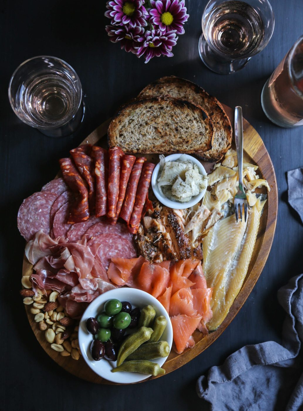 The Ultimate Fish and Meat Board www.climbinggriermountain.com I