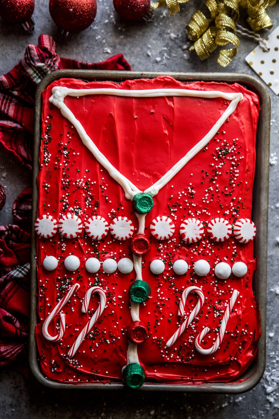 Ultimate Ugly Sweater Chocolate Cake