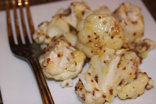Roasted Cauliflower, finished with Whole Grain Dijon Mustard