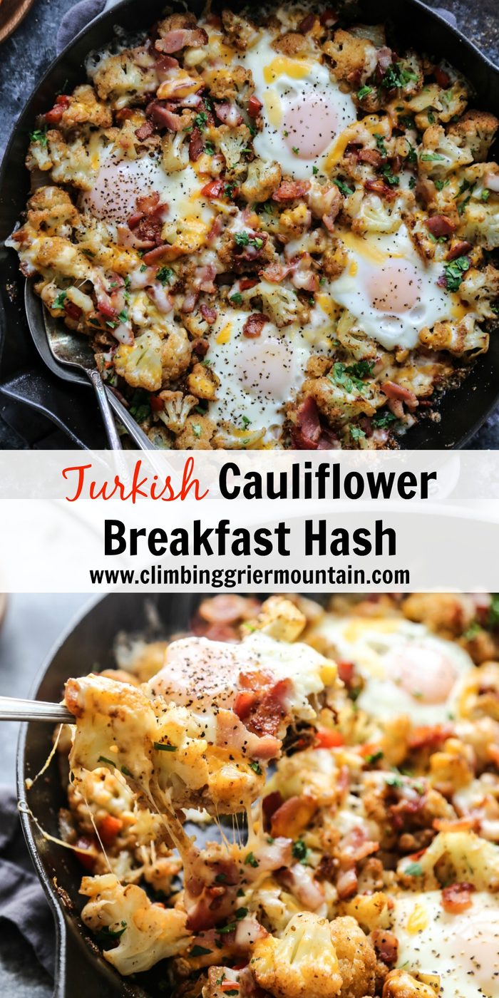 Turkish Cauliflower Breakfast Hash