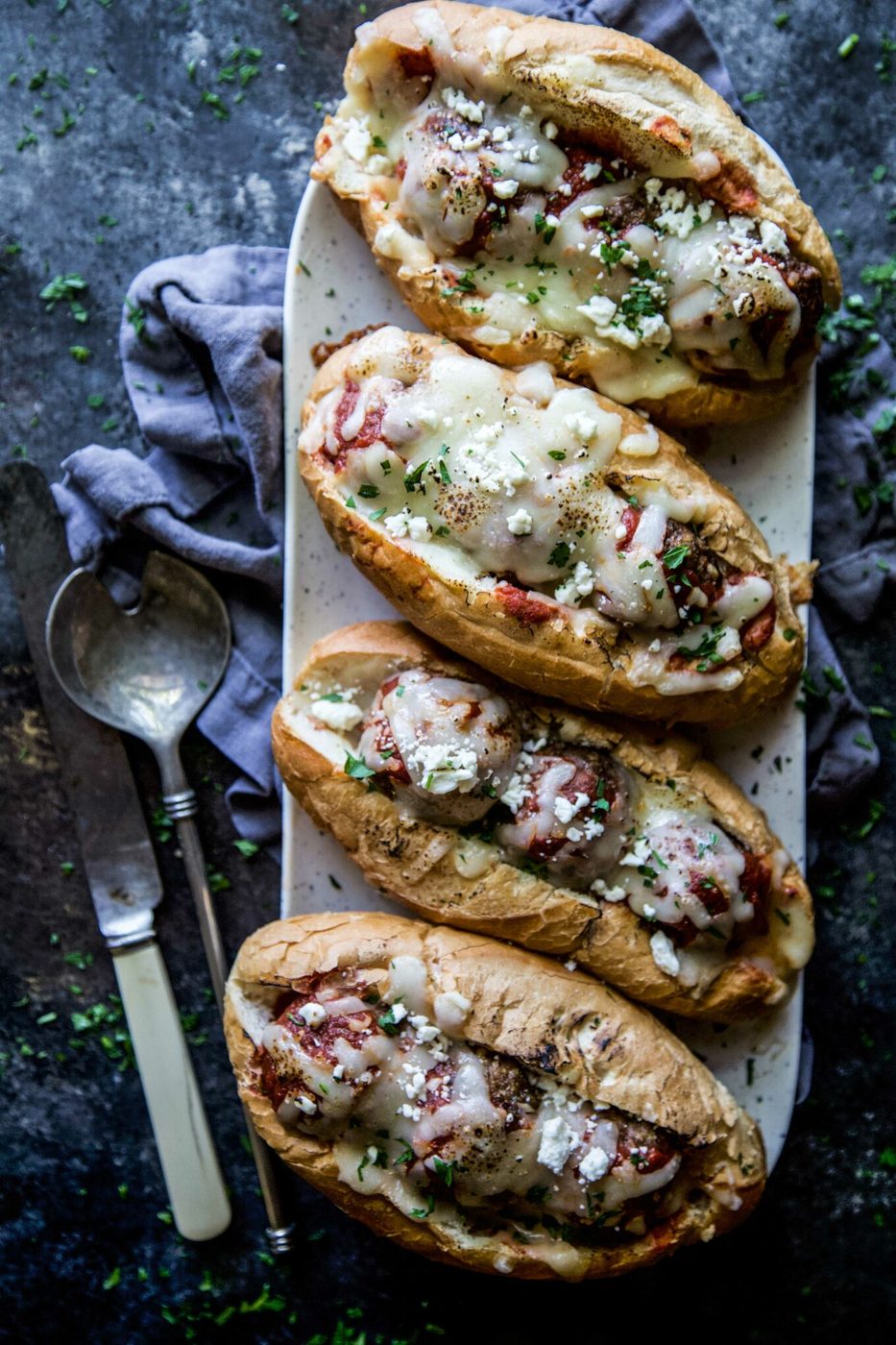 Turkish Spiced Meatball Subs