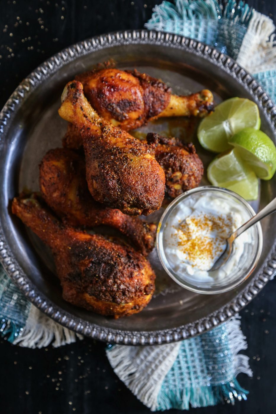 Turmeric and Honey Glazed Drumsticks