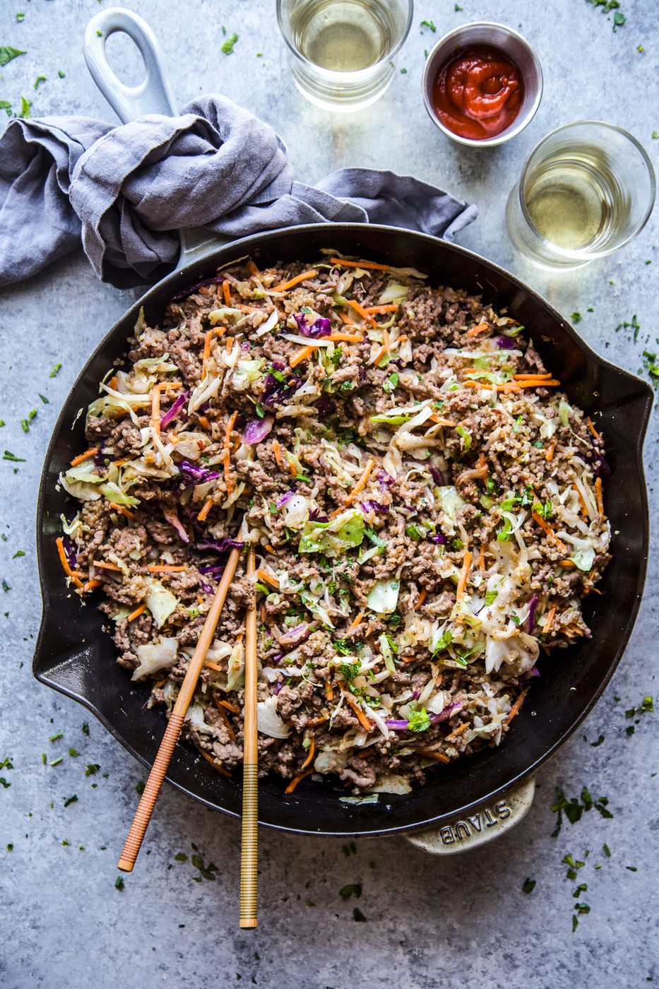 Unstuffed Egg Roll Skillet
