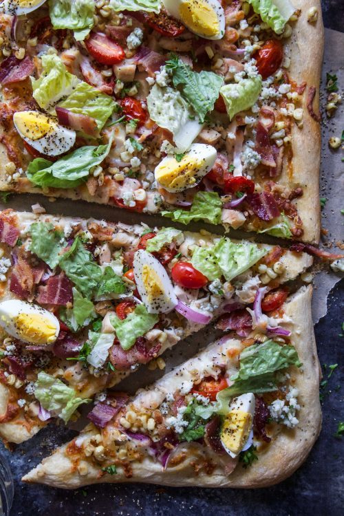 summer cobb salad pizza