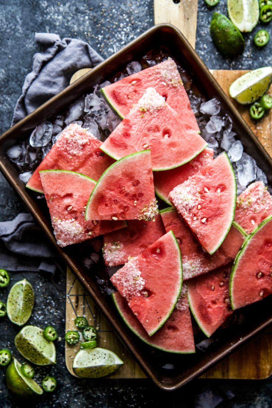 Jalapeno Margarita Watermelon Slices