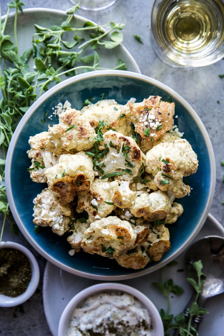 Za’atar Baked Cauliflower Nuggets