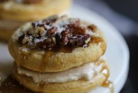 Carrot Cake Wafflewiches with Cinnamon Frosting