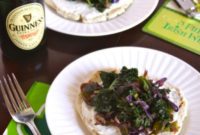 Stout Braised Kale and Cabbage Tartlets