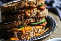 Spicy Andouille and Pimento Grilled Cheese