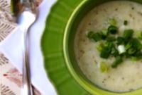 Friday Feast Potato Bisque and Sweet Pears