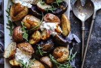 Zesty Tamarind Butter Roasted Spring Potatoes