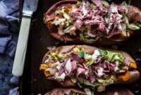 Golden Sweet Potatoes with Savory Corned Beef